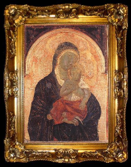 framed  Duccio di Buoninsegna Polyptych No. 47 (detail) dfg, ta009-2